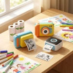 3er-Set Ersatz-Aufkleberrollen für Thermodrucker und Kinder-Sofortbildkamera ...