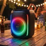 Dynamischer Bluetooth-Partylautsprecher mit 6,5-Zoll-Tieftöner für kraftvolle...