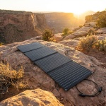 Faltbares Solarpanel 40W Monokristallin - Tragbares Solarladegerät IP65 mit M...