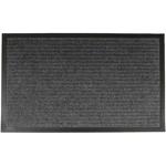 Strapazierfähige Fussmatte grau mit PVC Rückseite, 60 x 80 cm - Schmutzfangma...