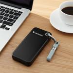 Ultrakompakte SSD 1TB, USB 3.2, Typ-C, Pocket, schwarz-grau: Externe Festplat...