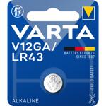 Alkaline Knopfzelle LR43 / V12GA 1.5V: Langzeit-Batterie für Uhren & Taschenr...
