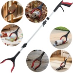 Faltbare Greifzange 92cm aus leichtem Aluminium mit starker Magnetspitze & An...