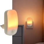 LED Nachtlicht Stecker mit Bewegungsmelder & Dämmerungssensor, Orientierungsl...