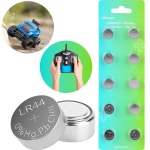 10er-Spar-Set LR44 AG13 Alkaline Knopfzellen 1,5V Batterien, 145 mAh hohe Kap...