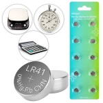 10er-Set Alkaline Knopfzellen LR41 AG3 1,5V 28mAh hochwertige Batterien queck...