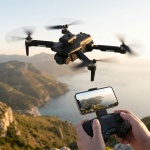 Faltbarer RC-WLAN-Quadrocopter mit HD-Kamera, Hinderniserkennung & Zusatz-Akk...