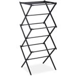 Effizienter Wäscheständer klappbar & ausziehbar, schwarz: Ein flexibler Wäsch...