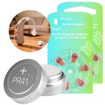 12er-Set Hörgeräte-Batterien Typ 312 A312 (PR41, ZL3, R312AE) – 1,4V Knopfzel...