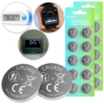 20er Set CR2450 Lithium Knopfzellen 3V Batterien, 620 mAh hohe Kapazität, lan...