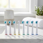 8 x Ersatzbürsten passend für viele Oral-B®**-Elektrozahnbürsten, Aufsteckbür...