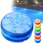 8er-Set Multicolor-LED-Unterwasserleuchte, mit Fernbedienung - Wasserdichte P...