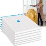 6er-Set platzsparende Vakuumbeutel XL, 80 x 120 cm, Kompression mit dem Staub...