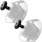 2er-Set Praktischer Sicherheits-Fruchthalter weiss für Hobel & Reibe – Maxima...