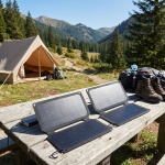 2er-Set Mobiles, faltbares Solarpanel, 10W, USB-C: Effiziente Energie mit 2 m...