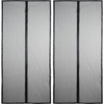 2er-Set Magnet Insektenschutz Türvorhang 100x210 cm für Balkon & Terrasse, Fl...