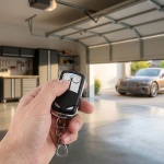 Funk Handsender 433,92 MHz für Fixed Code Garagentore, 2-Kanal Fernbedienung ...