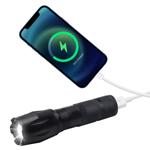 Wiederaufladbare Cree LED-Taschenlampe (260lm) mit Powerbank – USB-Taschenlam...