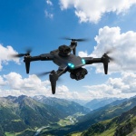 4K Drohne mit Kamera Schwenkbar C0 Zertifiziert Bürstenloser Motor Faltbar GP...