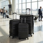 Edles Hartschalenkoffer Set 3-teilig grau – Ultimativer Reisekomfort mit Tele...