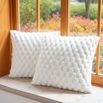 2er-Set Luxuriöses Sofakissen 45x45 cm - Traumhaft weiches Kuschelkissen in W...