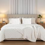 4er-Set Kuschelige Sofadecken 180 x 220 cm & 125 x 150 cm und 2 Luxuriöse Sof...