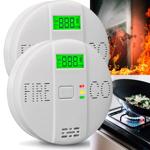 2er-Set Sicherer CO & Rauchmelder Kombigerät Air-Guard Duo, 85dB. Zuverlässig...