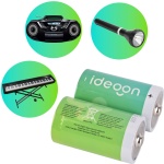 2er-Set Premium Batterien Typ D Mono - LR20 Alkaline 1,5V - Langlebige Energi...