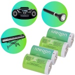 4er-Set Premium Batterien Typ D Mono - LR20 Alkaline 1,5V - Langlebige Energi...