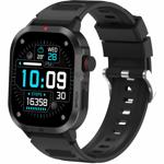 2.04" Amoled Smartwatch Schwarz: Blutdruck, Herzfrequenzmesser & Blutsauersto...