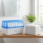 Premium Luftentfeuchter-Set PLUS 5er Granulat-Nachfüllpack - Effektiver Feuch...