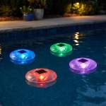 4er-Set Schwimmendes Solar Poollicht mit Farbwechsel: Ein magisches Unterwass...