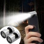 2er-Set Kompakte Smartphone-Ansteck-Taschenlampe, Lightning, 280 lm: Helles L...