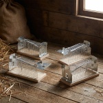 4er-Set Maus-Käfigfalle - Wiederverwendbare Lebendfalle für innen und aussen ...