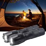 2er-Set Wiederaufladbare Cree LED-Taschenlampe 260 lm mit Powerbank 1200mAh, ...