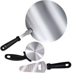 Perfektes Pizza Set 3-tlg. aus Premium Edelstahl Rostfrei – Pizzaschaufel, Pi...