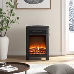 Elektrokamin 1800W - Heizgerät mit Realistischem LED Flammeneffekt: mit Therm...