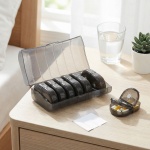 Medikamentenbox 7 Tage - Pillendose 7 Tage 2 Fächer Morgens Abends - Tablette...