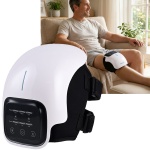 Wellness Akku-Knie-Massagegerät mit Infrarot-Wärme, Kaltlaser & Vibration – E...