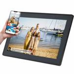 15,6 Zoll Wi-Fi Digitaler Bilderrahmen mit Frameo App-Steuerung: Full-HD IPS ...
