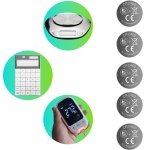 5er-Set Knopfzellen CR2450 - Leistungsstarke 3V Lithium Batterien mit 600mAh ...