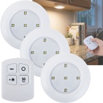 LED Unterbauleuchten 3er Set mit Fernbedienung & Touch - Batteriebetrieben Di...