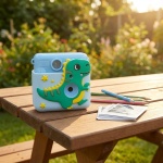 Tolle 20MP Kinder Sofortbild-Druckkamera Blau mit Silikonhülle: 1080P Video &...