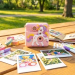 Tolle 20MP Kinder Sofortbild-Druckkamera Rosa mit Silikonhülle: 1080P Video &...