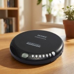 Tragbarer CD-Player mit Anti-Schock System - Inklusive Kopfhörer & LCD Displa...