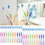 Zahnbürsten 24er-Pack mit Zungenreiniger – Ultra-Soft Handzahnbürsten Set in ...