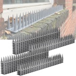 24er Set Taubenspikes Grau 10,8m - Effektive Vogelabwehr aus Polycarbonat - 3...