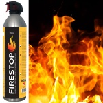 Feuerlöschspray Firestop, Brandklasse A/F, Fluorfrei, 600ml, Fettbrandlöscher...