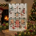 Wunderschöner Adventskalender mit Häusermotiv – Hochwertiger Weihnachtskalend...