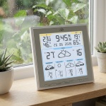 Profi WLAN Funk-Wetterstation mit Wetter.com Vorhersage & TFA.me, Warnfunktio...